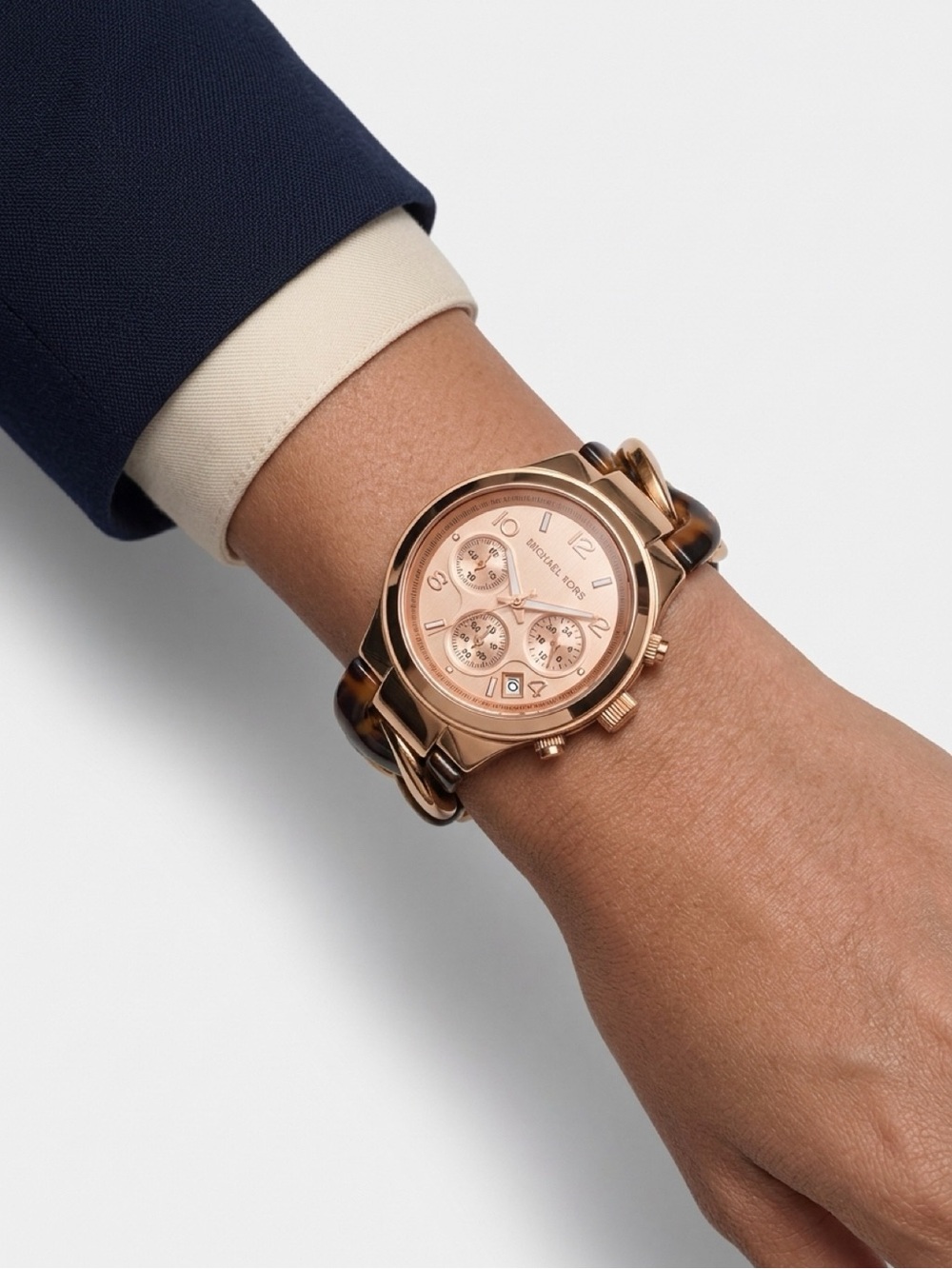Michael Kors Gold-Tone Women’s Chronograph Watch - Picture 2 of 9